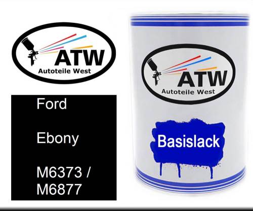 Ford, Ebony, M6373 / M6877: 500ml Lackdose, von ATW Autoteile West.